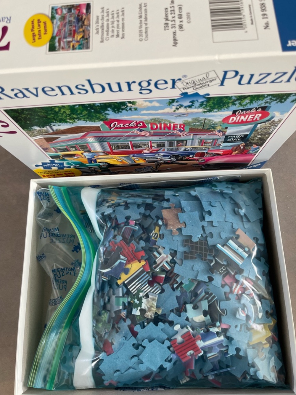 Ravensburger 750 Large Piece Format Puzzle preowned complete - Picture 4 of 4
